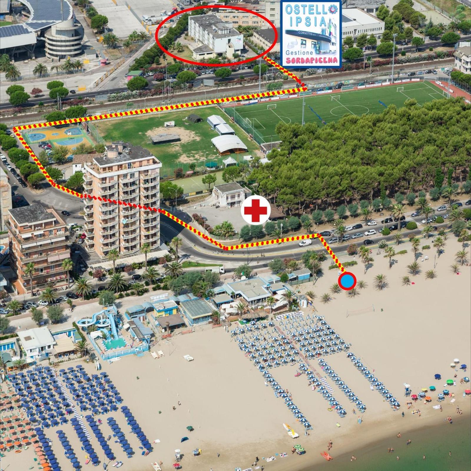 Ostello Ipsia San Benedetto del Tronto Buitenkant foto